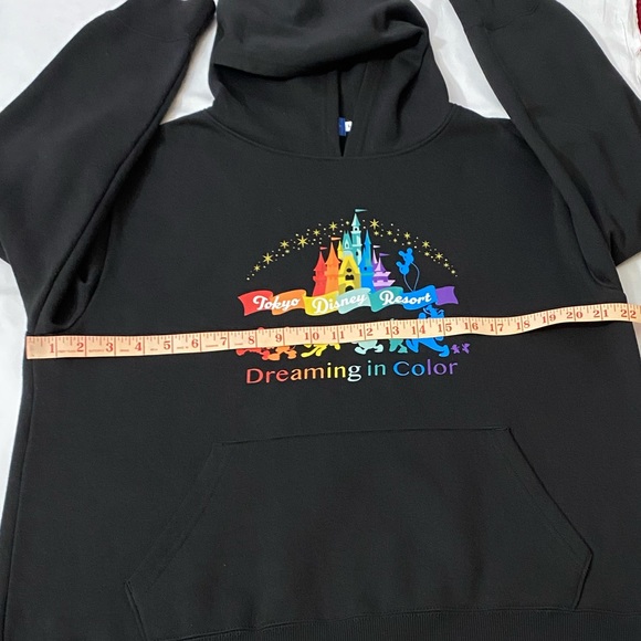 Tokyo Disney Resort 20/22 Black Hoodie Dreaming In Color Size L. - Picture 6 of 9